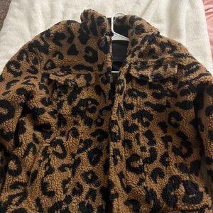 Leopard print jacket